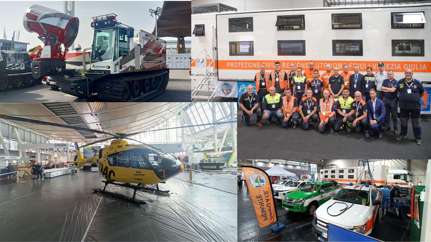 Copertina per La Protezione civile all'Interschutz, Monfalcone in Germania
